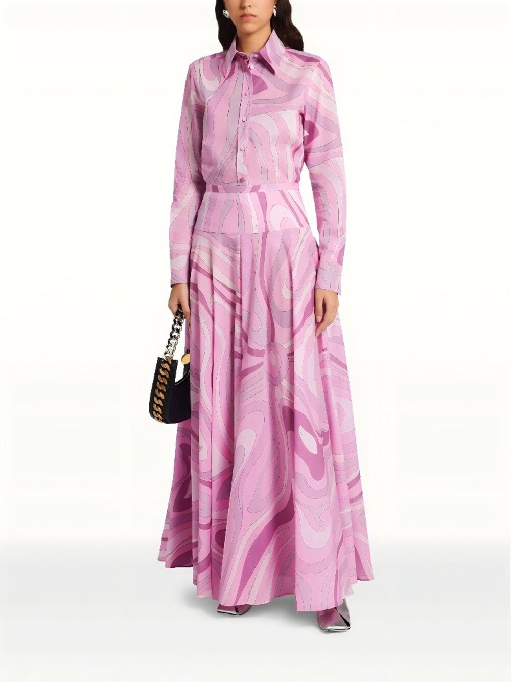 Pucci Printed Maxi Skirt in Cotton-muslin